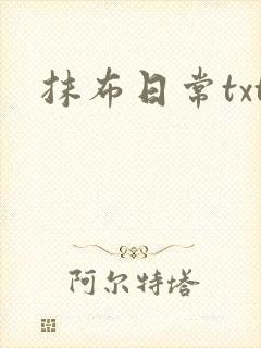 抹布日常txt封面