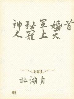 神秘军婚首长大人宠上天