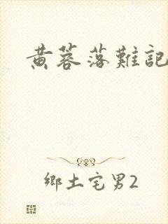 黄蓉落难记封面