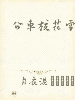 公车校花雪柔h