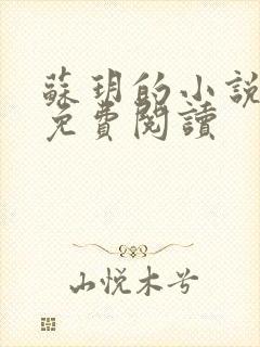 苏玥的小说全文免费阅读