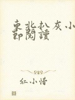 东北扒灰小说分节阅读