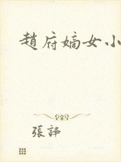赵府嫡女小说