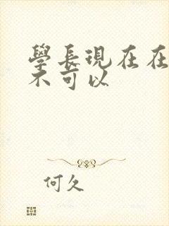 学长现在在上课不可以