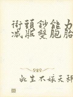 街头钞能力无删减版双胞胎