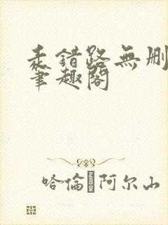 走错路无删减版笔趣阁封面