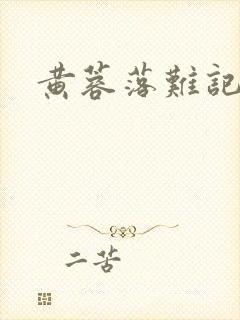 黄蓉落难记阅读封面