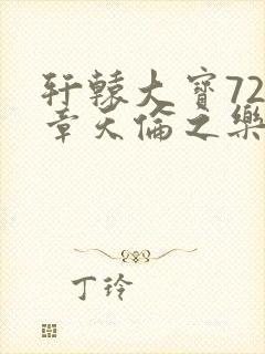 轩辕大宝720章天伦之乐封面