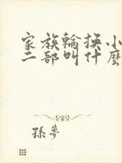 家族轮换小说第二部叫什么名字