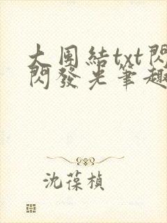 大团结txt闪闪发光笔趣阁