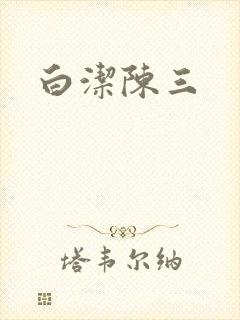白洁陈三