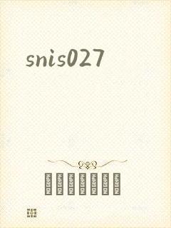 snis027封面