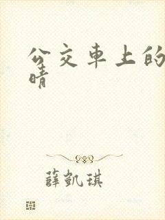 公交车上的诗请晴