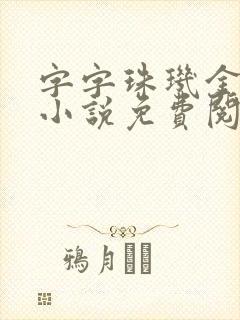 字字珠玑金银花小说免费阅读