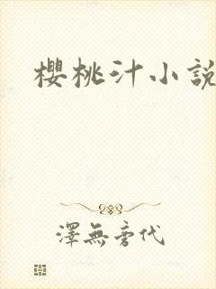 樱桃汁小说封面