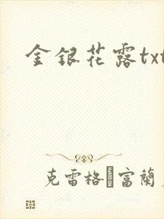 金银花露txt