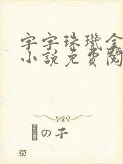 字字珠玑金银花小说免费阅读