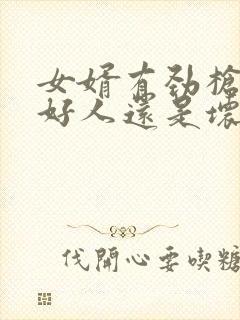 女婿有劲枪枪是好人还是坏人