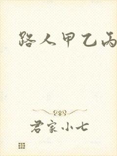 路人甲乙丙丁