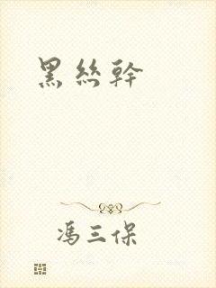 黑丝干