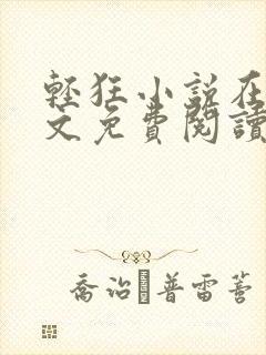 轻狂小说在线全文免费阅读
