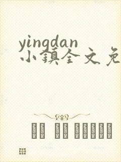 yingdan小镇全文免费阅读笔趣阁封面