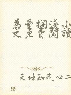 为爱搁浅小说全文免费阅读笔趣阁封面