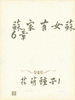 苏家有女苏杳56章封面