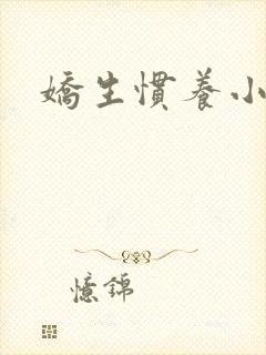 娇生惯养小说