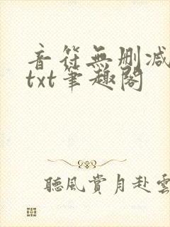 音符无删减全文txt笔趣阁