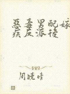 恶毒男配嫁给残疾反派后