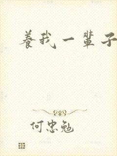 养我一辈子