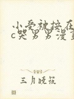 小受被按在墙上c哭男男漫画