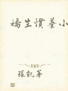 娇生惯养小说