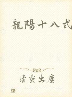 龙阳十八式封面