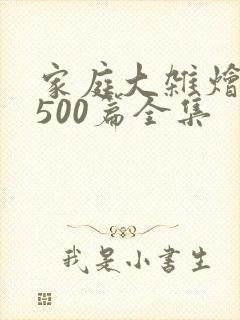 家庭大杂烩小说500篇全集封面