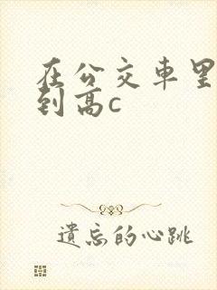 在公交车里c弄到高c封面