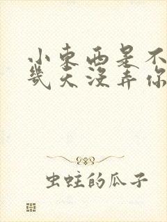 小东西是不是好几天没弄你了
