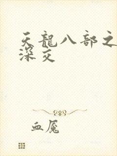 天龙八部之极乐深交封面