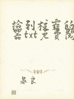 捡到校霸的遥控器txt免费阅读by阳阳