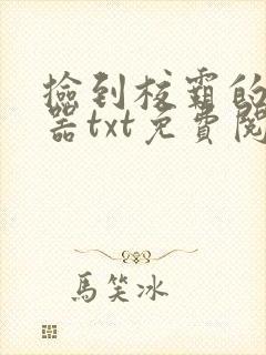 捡到校霸的遥控器txt免费阅读