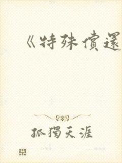《特殊偿还》