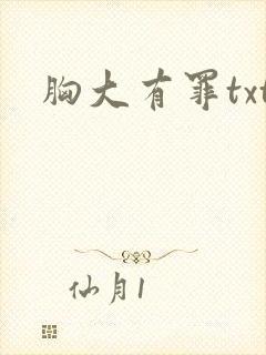 胸大有罪txt