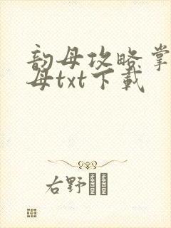 韵母攻略掌中美母txt下载