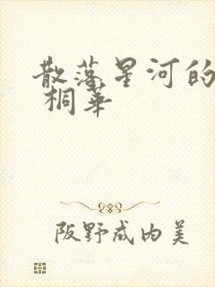 散落星河的记忆 桐华