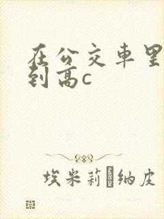 在公交车里c弄到高c