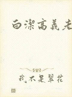 白洁高义老七
