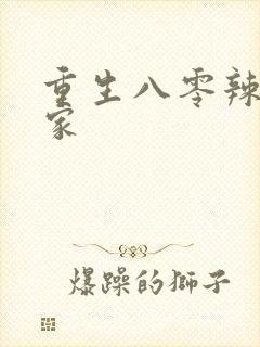 重生八零辣妻当家