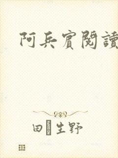 阿兵宾阅读目录封面
