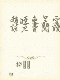 赵晓东吴雪晴小说免费阅读